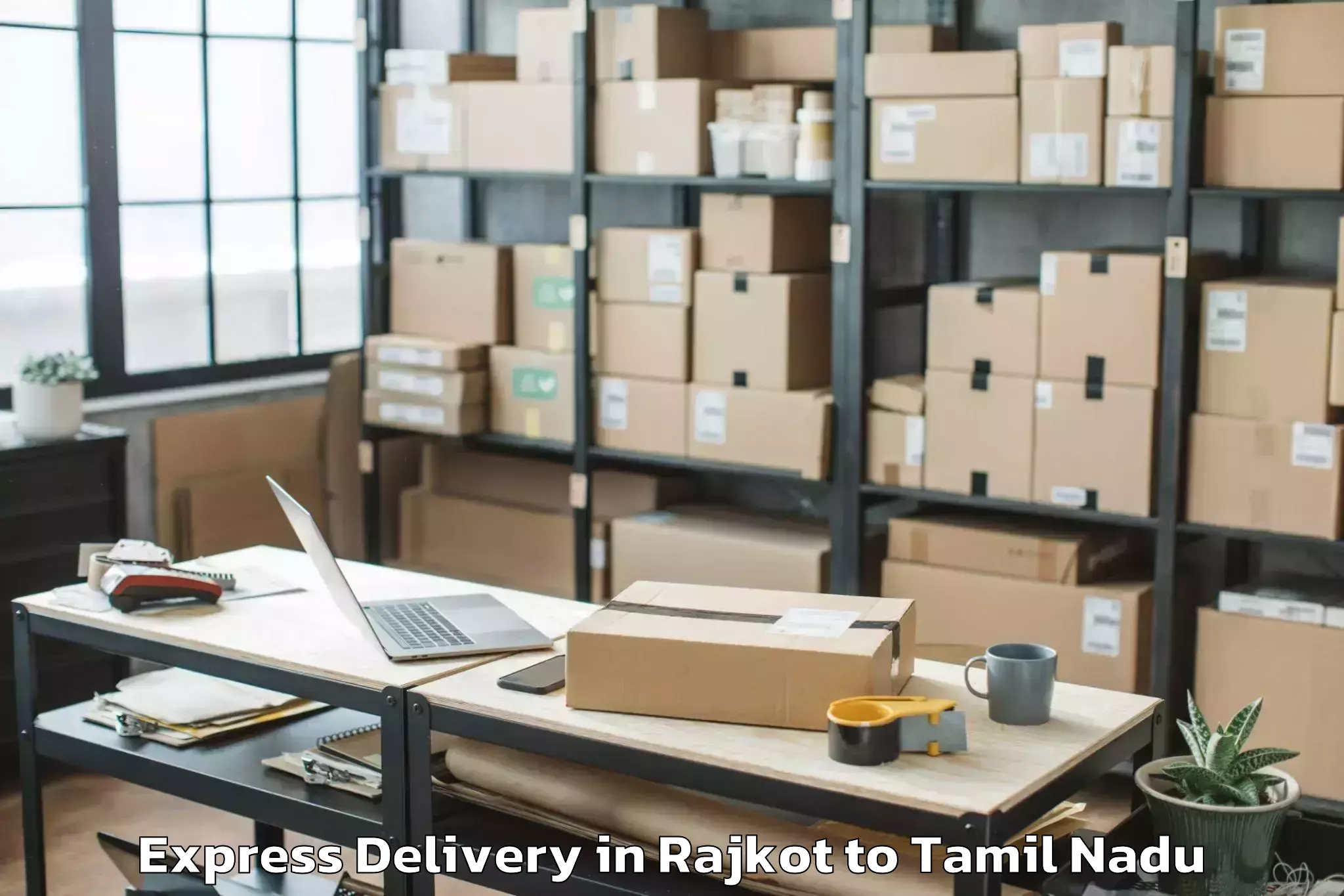 Hassle-Free Rajkot to Elumalai Express Delivery